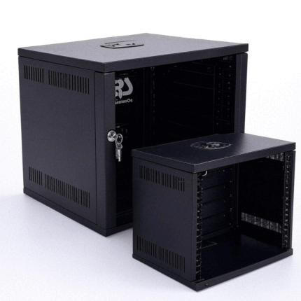 خرید رک ۷ یونیت درب شیشه‌ای | عمق ۴۵ سانتی‌متر